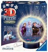 3D puzzle noční světlo Puzzle Ball Frozen 2