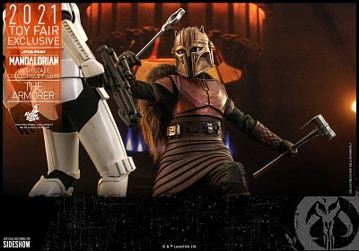 Star Wars The Mandalorian akční figurka 1/6 The Armorer 2021 Toy Fair Exclusive 29 cm