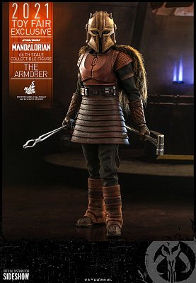 Star Wars The Mandalorian akční figurka 1/6 The Armorer 2021 Toy Fair Exclusive 29 cm