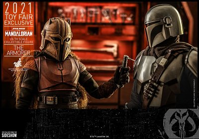 Star Wars The Mandalorian akční figurka 1/6 The Armorer 2021 Toy Fair Exclusive 29 cm