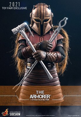 Star Wars The Mandalorian akční figurka 1/6 The Armorer 2021 Toy Fair Exclusive 29 cm