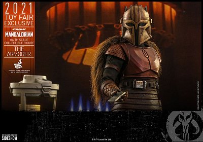 Star Wars The Mandalorian akční figurka 1/6 The Armorer 2021 Toy Fair Exclusive 29 cm