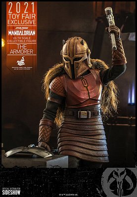 Star Wars The Mandalorian akční figurka 1/6 The Armorer 2021 Toy Fair Exclusive 29 cm
