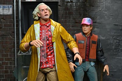 Sběratelská akční figurka Back to the Future 2 Ultimate Doc Brown (2015) 18 cm