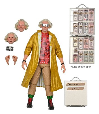 Sběratelská akční figurka Back to the Future 2 Ultimate Doc Brown (2015) 18 cm