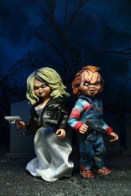 Bride of Chucky Clothed Action Figure 2-Pack Chucky & Tiffany 14 cm