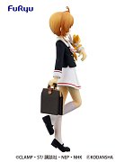 Card Captor Sakura Clear Card Speciální PVC socha Tomoeda Junior High School Uniforma 17 cm
