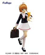Card Captor Sakura Clear Card Speciální PVC socha Tomoeda Junior High School Uniforma 17 cm