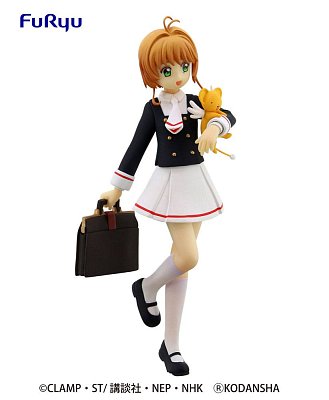 Card Captor Sakura Clear Card Speciální PVC socha Tomoeda Junior High School Uniforma 17 cm