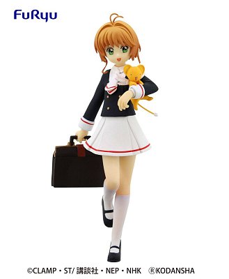 Card Captor Sakura Clear Card Speciální PVC socha Tomoeda Junior High School Uniforma 17 cm