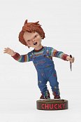 Dětské klepadlo na hlavu Bobble-Head Chucky s nožem 18 cm