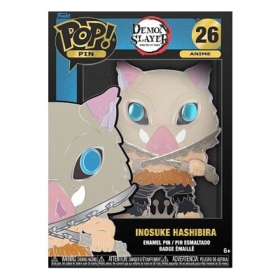 Demon Slayer POP! Smaltované špendlíky Inosuke Hashibira Chase Group 10 cm Sortiment (12)
