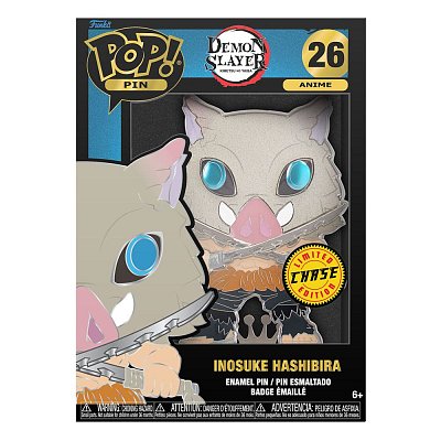 Demon Slayer POP! Smaltované špendlíky Inosuke Hashibira Chase Group 10 cm Sortiment (12)