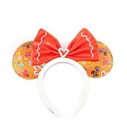 Disney by Loungefly Headband Gingerbread AOP Patent Bow