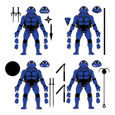 Sběratelská akční figurka Teenage Mutant Ninja Turtles 4-Pack Midnight Turtles SDCC Exclusive 13 cm