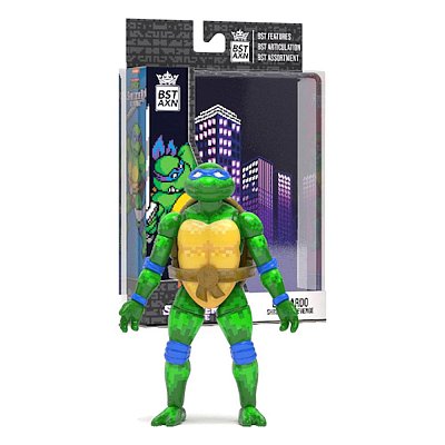Sběratelská akční figurka Teenage Mutant Ninja Turtles NES 8-Bit Leonardo Exclusive 13 cm