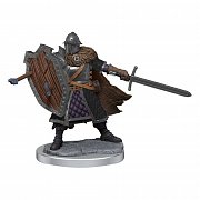 Sada miniaturního modelu Dungeons & Dragons Frameworks Human Fighter Muž