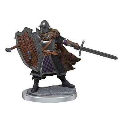 Sada miniaturního modelu Dungeons & Dragons Frameworks Human Fighter Muž
