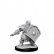 Sada miniaturního modelu Dungeons & Dragons Frameworks Mužský bojovník trpaslíků