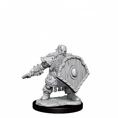 Sada miniaturního modelu Dungeons & Dragons Frameworks Mužský bojovník trpaslíků
