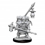 Sada miniaturního modelu Dungeons & Dragons Frameworks Mužský bojovník trpaslíků