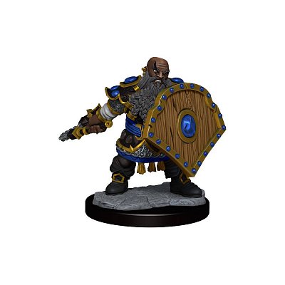 Sada miniaturního modelu Dungeons & Dragons Frameworks Mužský bojovník trpaslíků