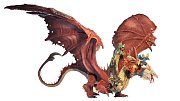 Dungeons & Dragons Icons of the Realms Premium miniatura předbarvená Gargantuan Tiamat 37 cm
