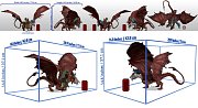 Dungeons & Dragons Icons of the Realms Premium miniatura předbarvená Gargantuan Tiamat 37 cm