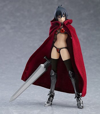 Figma Styly Díly pro akční figurky 1/12 Jednoduchý plášť (červený)