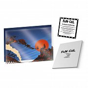Umělecká reprodukce Harryho Pottera Transport do Bradavic Limitovaná edice Fan-Cel 36 x 28 cm