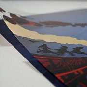 Umělecká reprodukce Harryho Pottera Transport do Bradavic Limitovaná edice Fan-Cel 36 x 28 cm