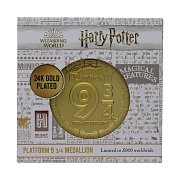 Harry Potter Medallion Platform 9 3/4 Limitovaná edice (pozlacené)