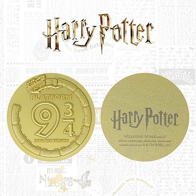Harry Potter Medallion Platform 9 3/4 Limitovaná edice (pozlacené)
