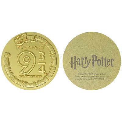 Harry Potter Medallion Platform 9 3/4 Limitovaná edice (pozlacené)