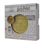 Harry Potter Medallion Platform 9 3/4 Limitovaná edice (pozlacené)