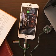 Harry Potter Retractable Hogwarts Scarf Cable 3in1 Slytherin