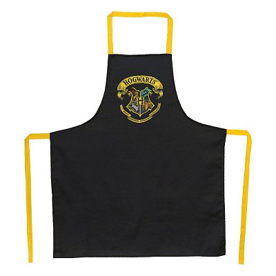 Zástěra na vaření Harry Potter Bradavické logo černé