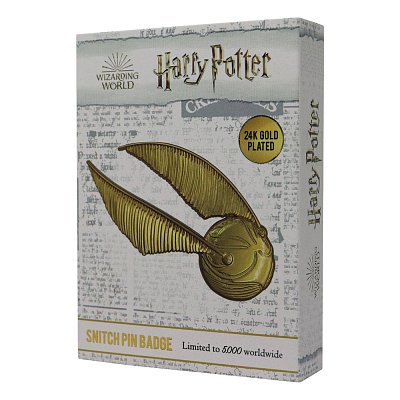 Harry Potter XL Premium Pin Badge Oversized Snitch (pozlacený)