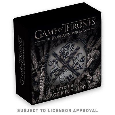 Medailon Game of Thrones Iron Limitovaná edice