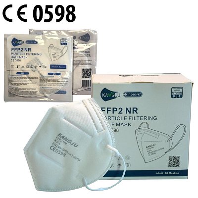Respirační maska Kangju FFP2 NR CE0598 (20 kusů)