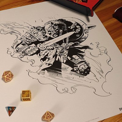 Dungeons & Dragons Lithograph 7-set 36 x 28 cm