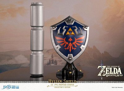 The Legend of Zelda Breath of the Wild PVC socha Hylian Shield sběratelská edice 29 cm - poškozený obal