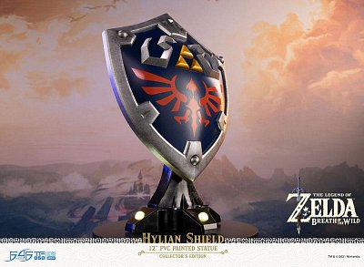 The Legend of Zelda Breath of the Wild PVC socha Hylian Shield sběratelská edice 29 cm - poškozený obal