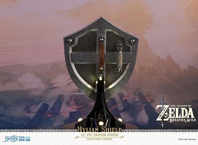 The Legend of Zelda Breath of the Wild PVC socha Hylian Shield sběratelská edice 29 cm - poškozený obal