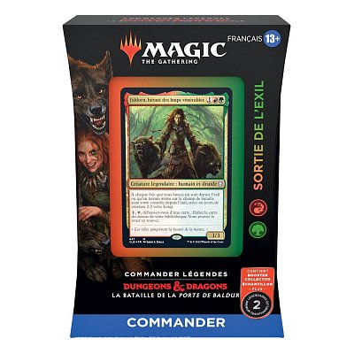 Magic the Gathering Commander Légendes : la bataille de la Porte de Baldur Commander Decks Display (4) francouzsky