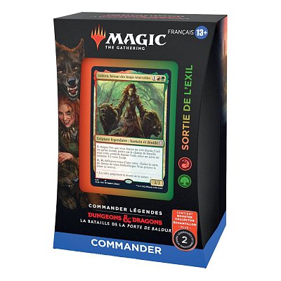 Magic the Gathering Commander Légendes : la bataille de la Porte de Baldur Commander Decks Display (4) francouzsky