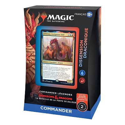 Magic the Gathering Commander Légendes : la bataille de la Porte de Baldur Commander Decks Display (4) francouzsky