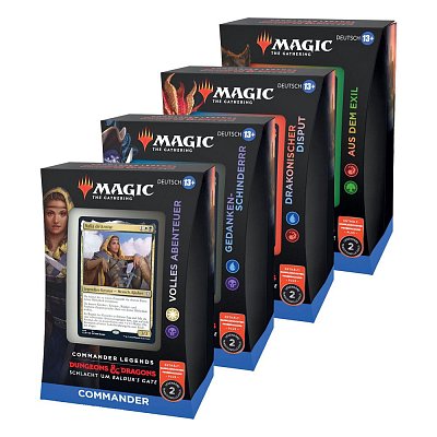 Magic the Gathering Commander Legends: Schlacht um Baldur\'s Gate Commander Decks Display (4) německy