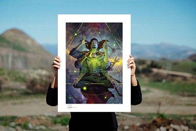 Umělecká reprodukce Marvel Doctor Strange od Alex Garner 46 x 61 cm - bez rámu
