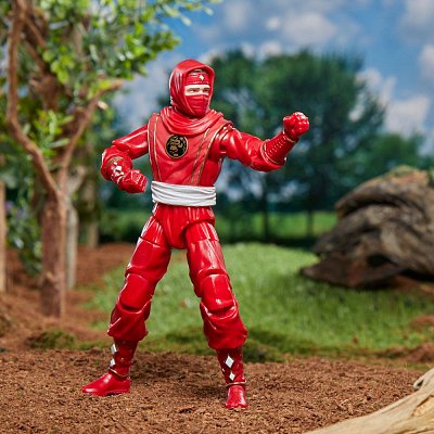 Mighty Morphin Power Rangers Kolekce blesků Akční figurka Ninja Red Ranger 15 cm